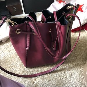Maroon purse
